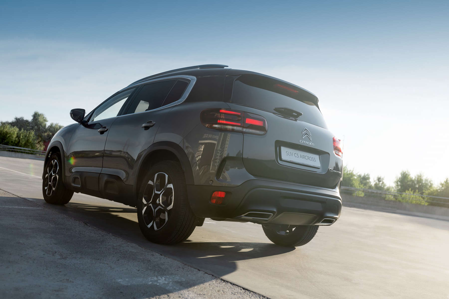 CITROЁN C5 Aircross, вигляд ззаду з лівого боку